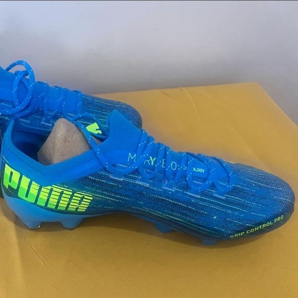Puma Ultra 1.2 FG Firm Ground Boots Blue/Yellow- NWT (no box) main image 12
